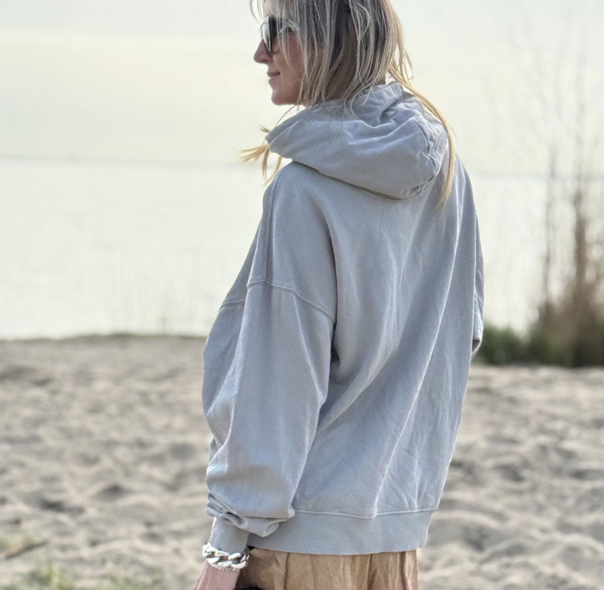 Unisex Hoodie Misty-Grey