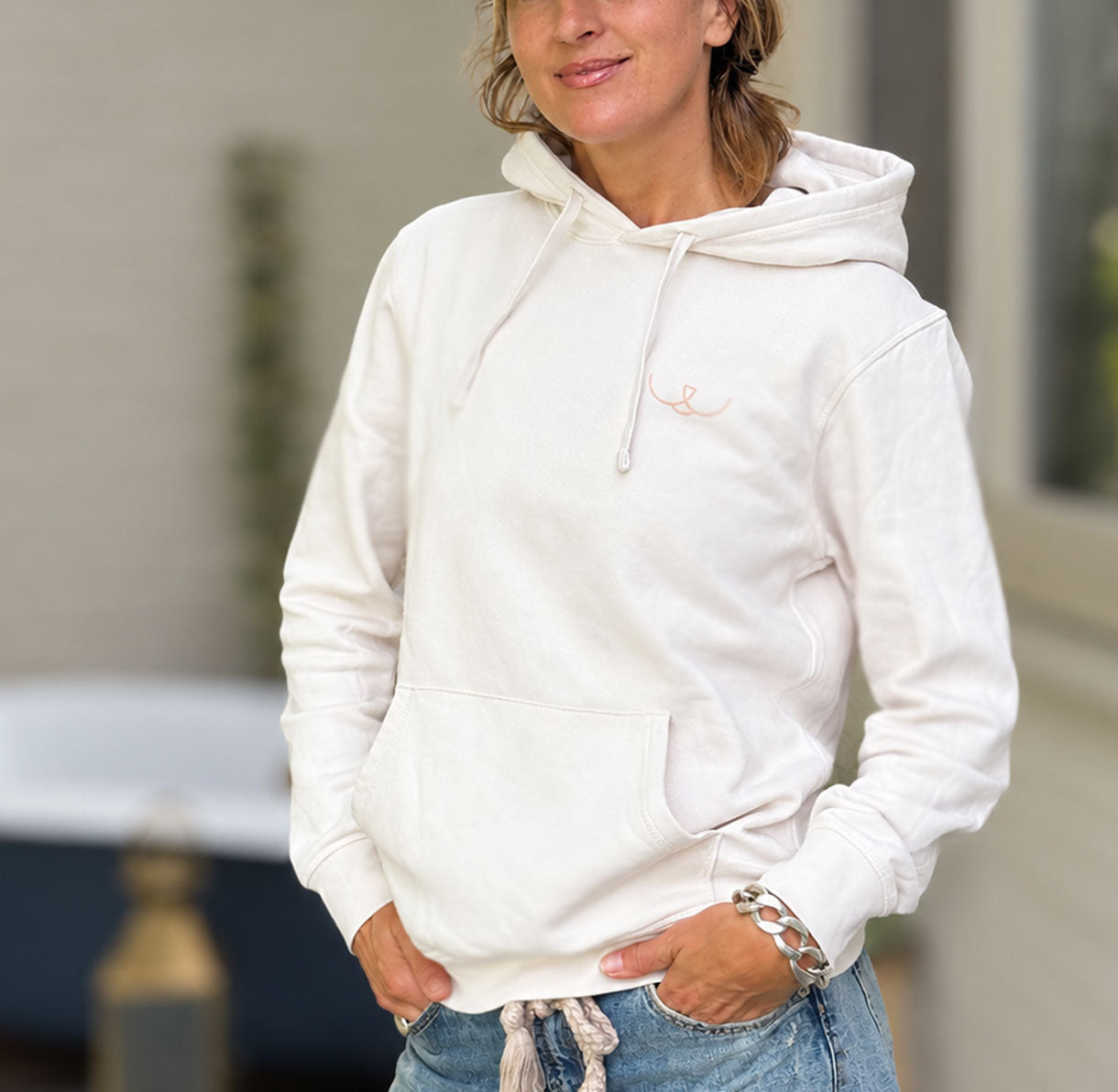 Unisex Hoodie Creme